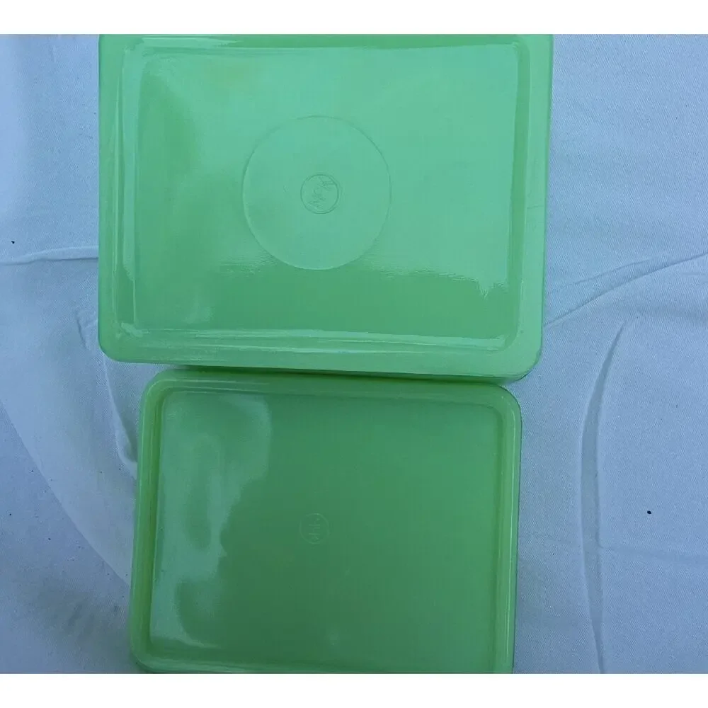 McKee Glass Company Jadite Small refrigerator dish